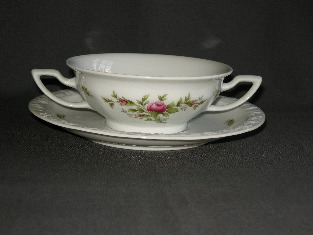 Rosenthal Maria Moosrose soepkop & schotel