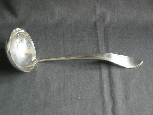 Keltum verzilverd P8 puntfilet soeplepel 28 cm.