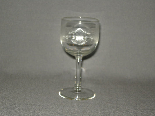 gebruikt glas rollend geld steel O5 cm.
