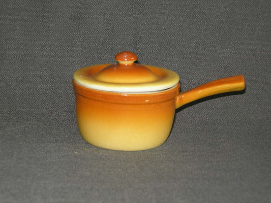 Petrus Regout parafeu oranje 003. steelpannetje