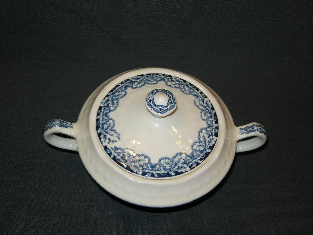 Societé Ceramique Boerenhoeve blauw suikerpot