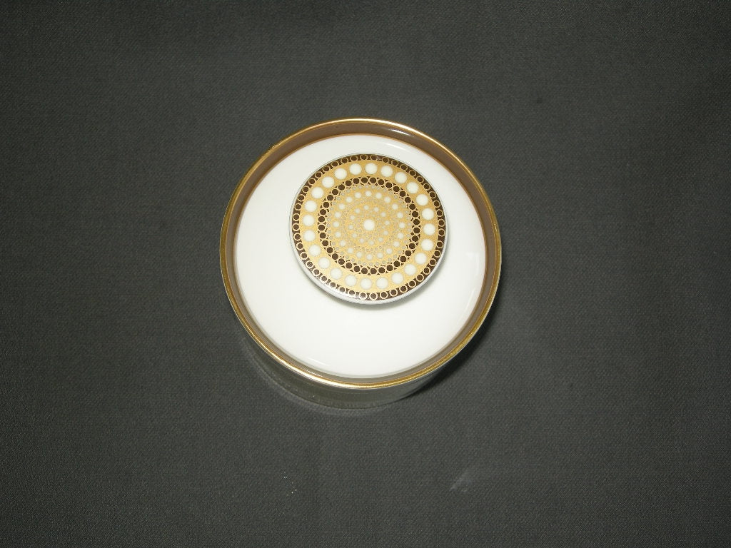 Thomas Medaillon bruin - goudkleurige decorrand suikerpot
