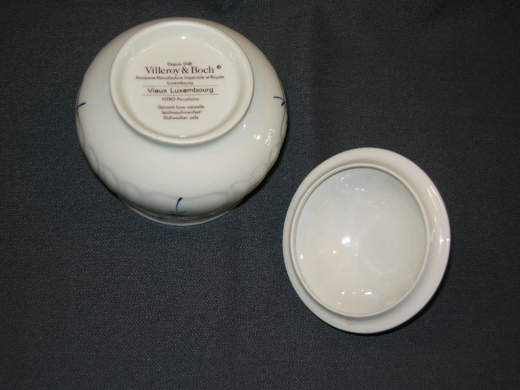 Villeroy & Boch Vieux Luxembourg suikerpot hoogte 7,5 cm.