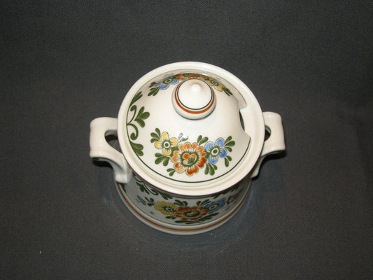 Villeroy & Boch Alt Amsterdam suikerpot met uitsparing in deksel