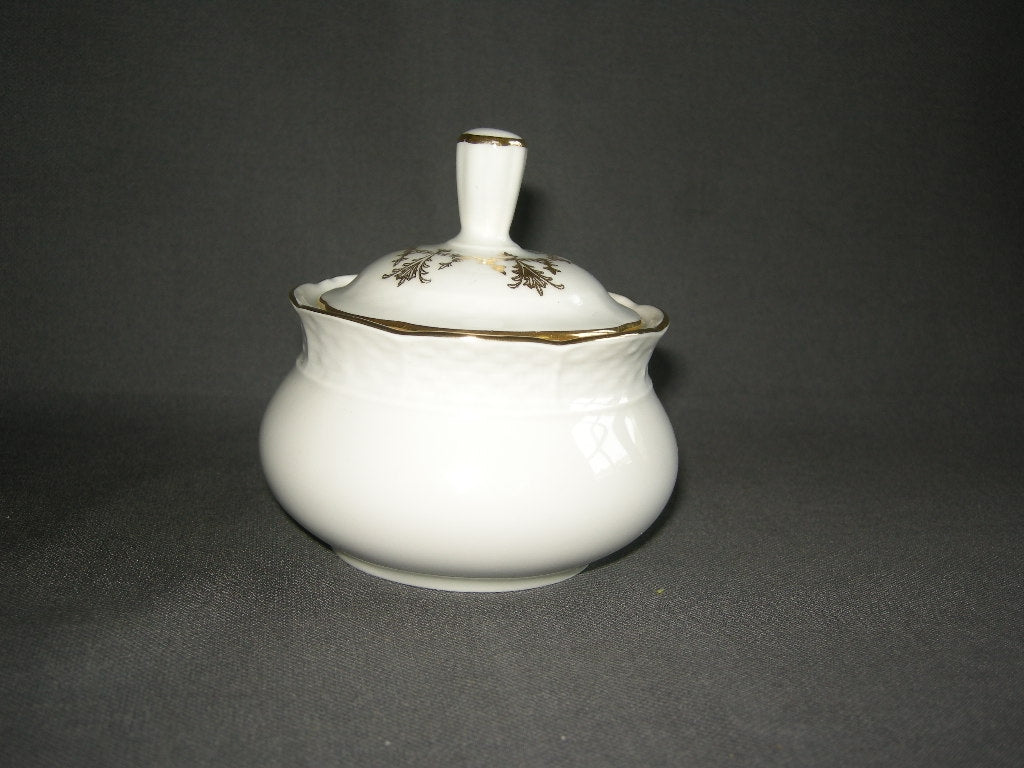 Thun wit met goud suikerpot