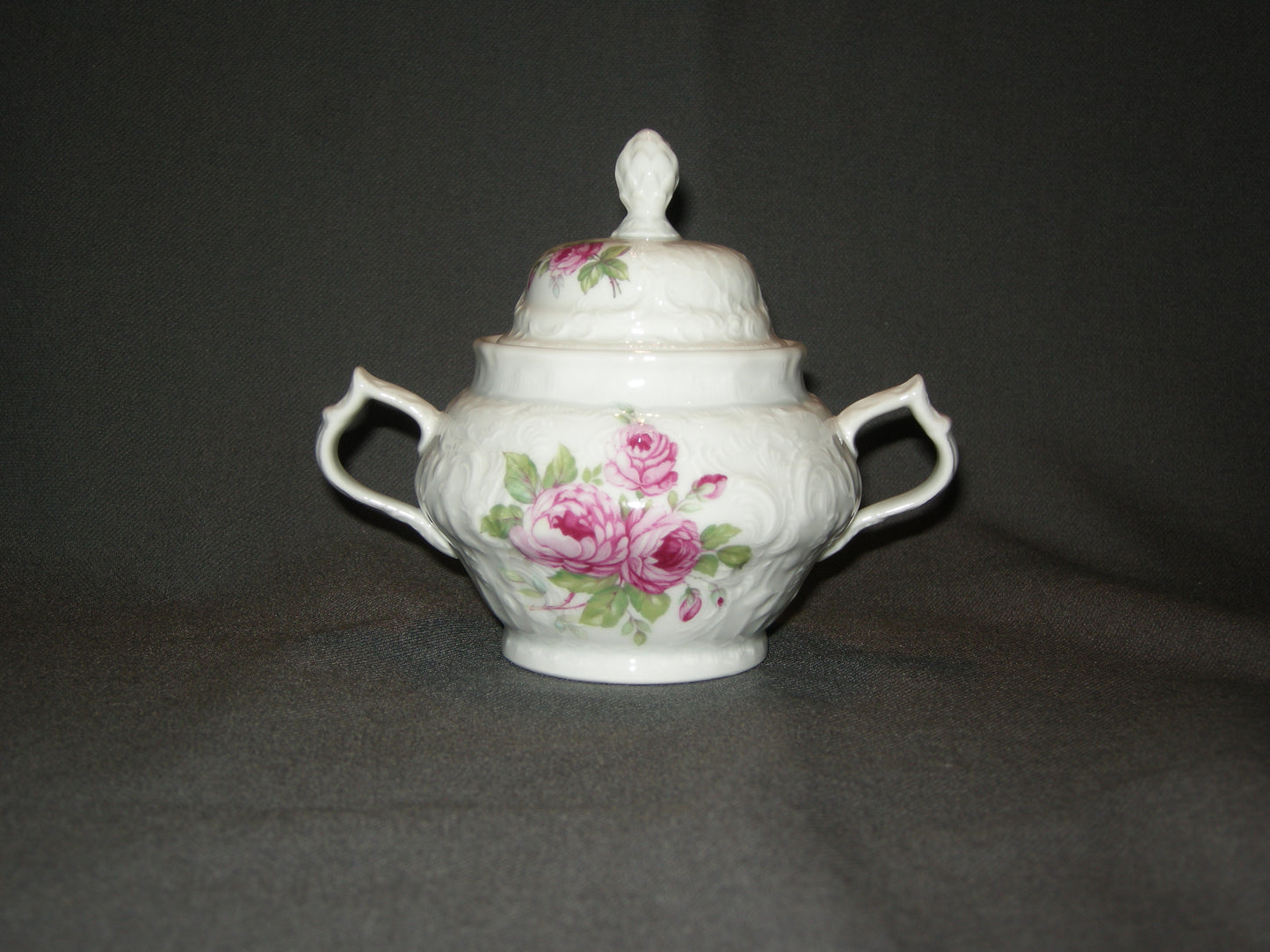 Rosenthal Sanssouci spierwit rose pioenroos suikerpot