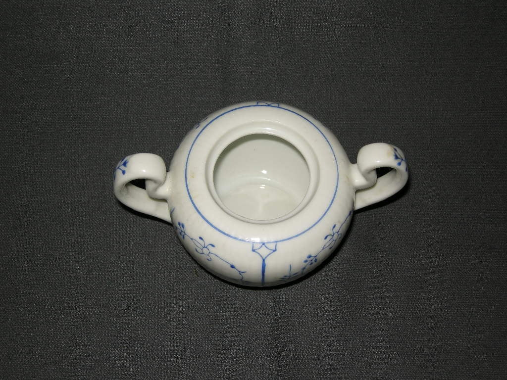 August Warnecke Friesisch Blau suikerpot zonder deksel
