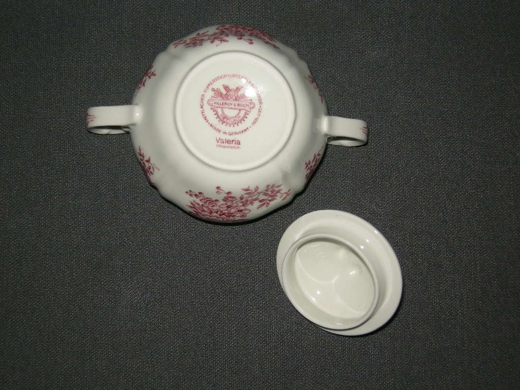 Villeroy & Boch Valeria rood suikerpotje