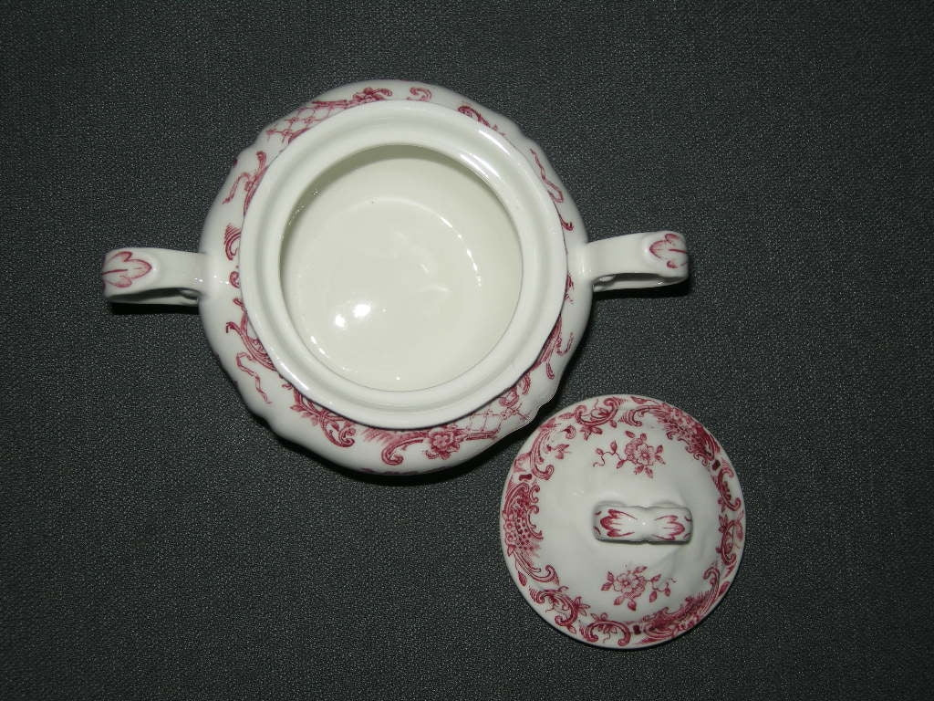 Villeroy & Boch Valeria rood suikerpotje