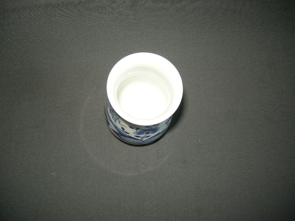 Hütschenreuther Blau Zwiebelmuster tafelvaasje