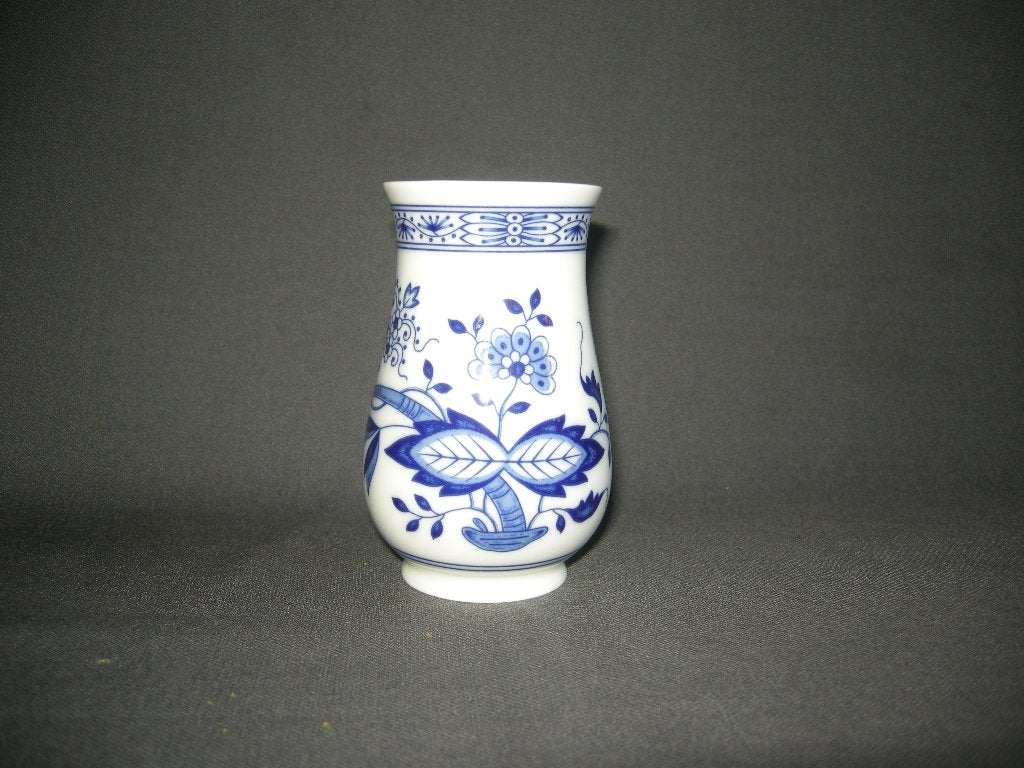 Hütschenreuther Blau Zwiebelmuster tafelvaasje