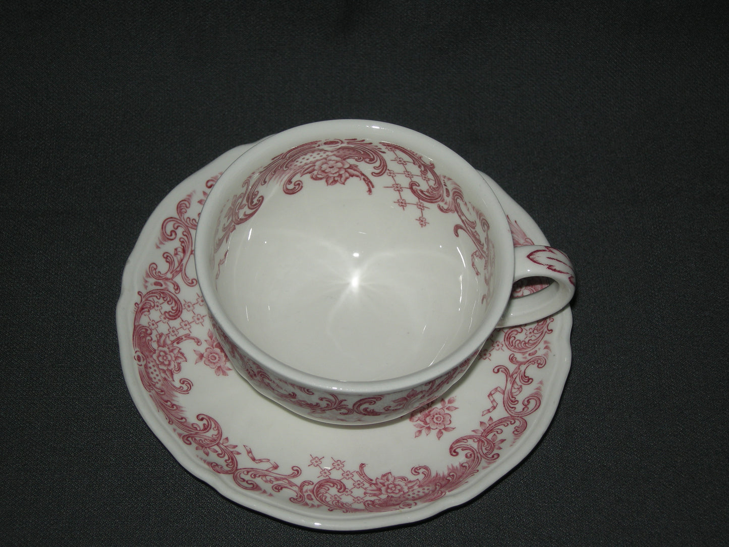 Villeroy & Boch Valeria rood theekop & schotel