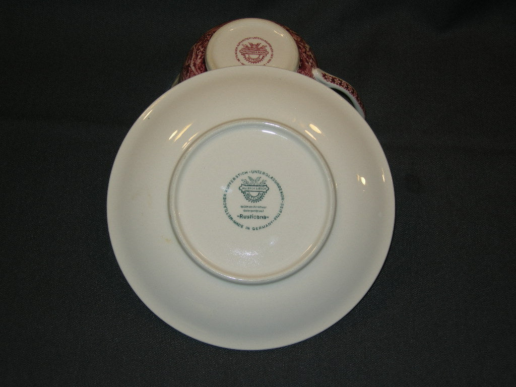 Villeroy & Boch Rusticana rood kop & schotel thee / soep