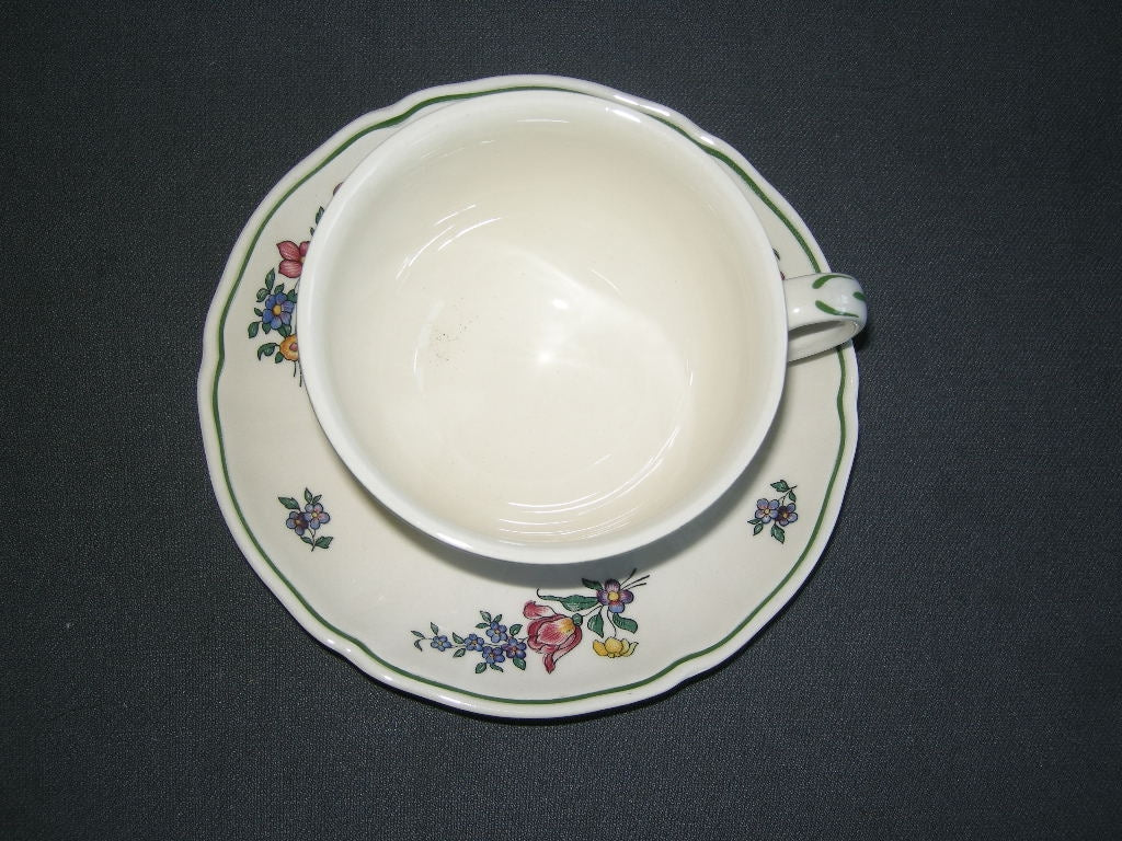 Villeroy & Boch Alt Strassburg nieuw stempel theekop & schotel roos