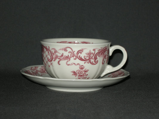 Villeroy & Boch Valeria rood theekop & schotel