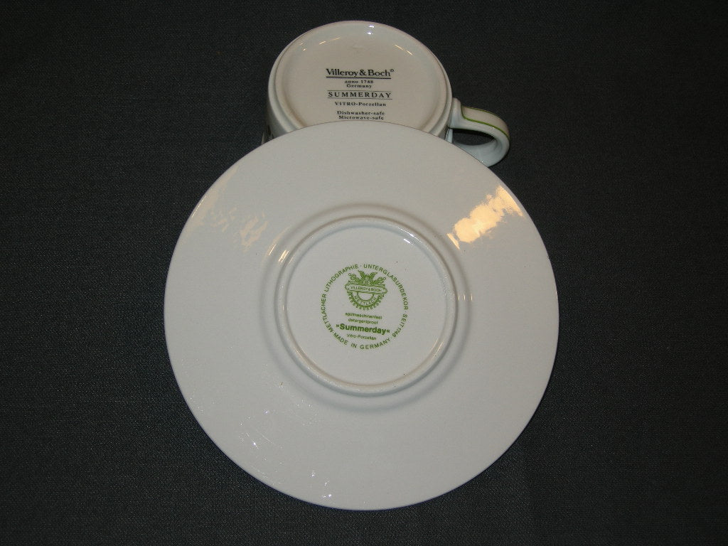 Villeroy & Boch Summerday theekop & schotel
