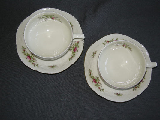 Rosenthal Sanssouci Ramona theekop & schotels goudkleurige randje sleets