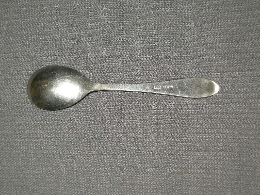 Gero Zilmeta model 581 visgraat theelepeltje / eierlepeltje 11,1 cm.