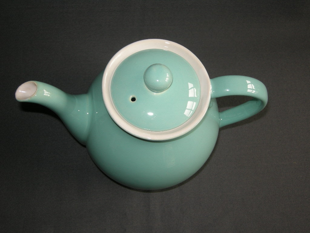 Huizen pastel aqua theepot