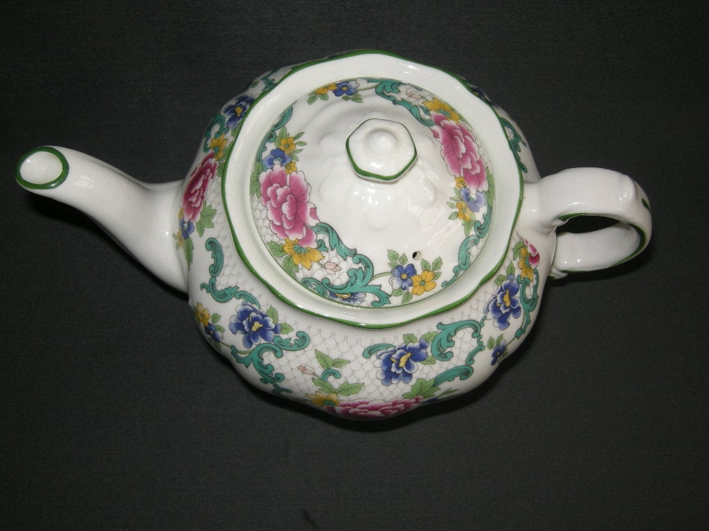 Royal Doulton Floradora green theepot