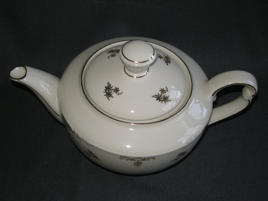 Bavaria roomwit-goud-bloem theepot