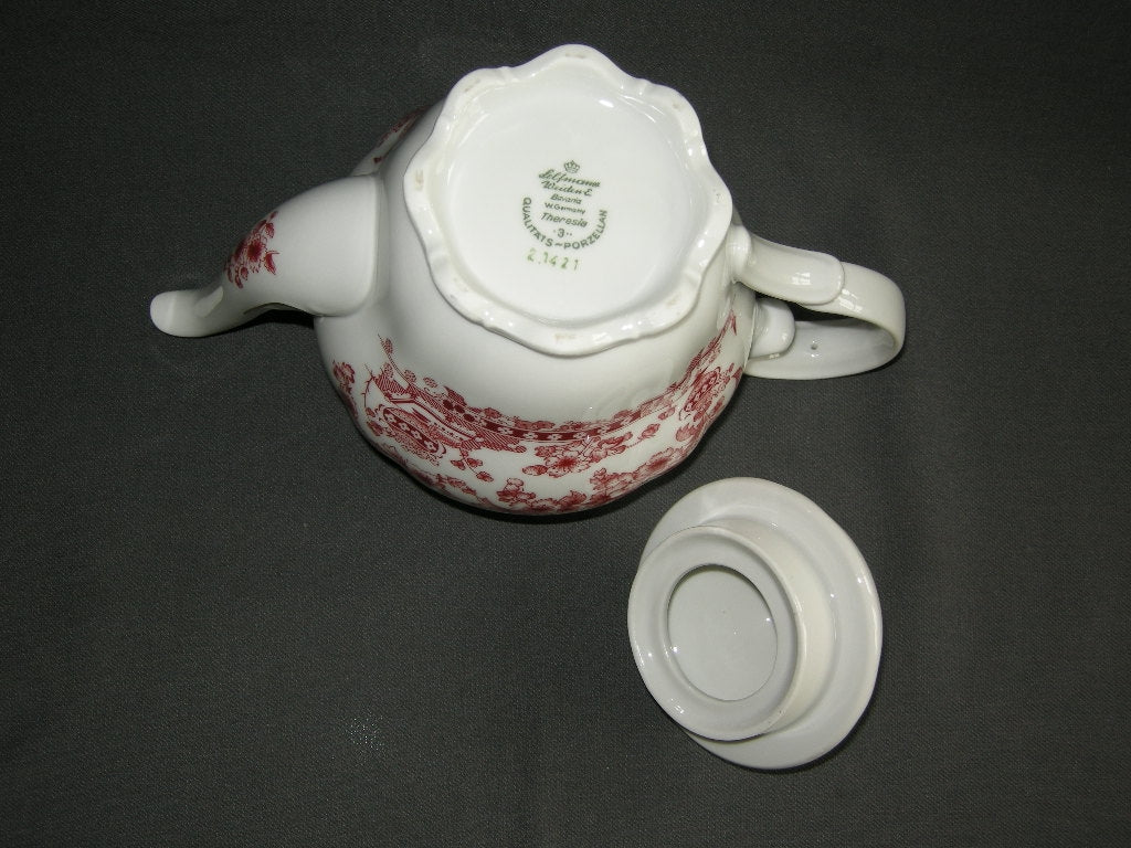 Seltmann & Weiden Theresia rood theepot