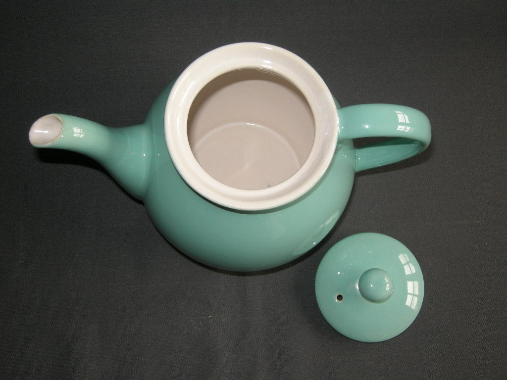 Huizen pastel aqua theepot