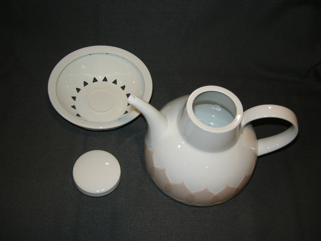 Rosenthal Lotus theepot + bijbehorend theelichtje