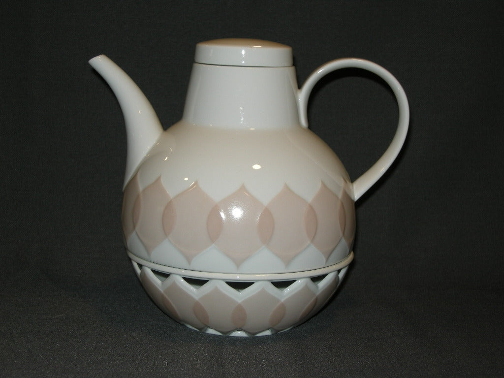 Rosenthal Lotus theepot + bijbehorend theelichtje
