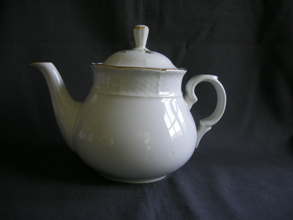 Thun wit met goud theepot