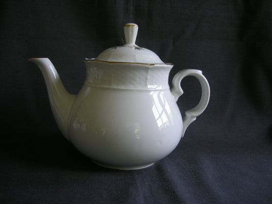 Thun wit met goud theepot