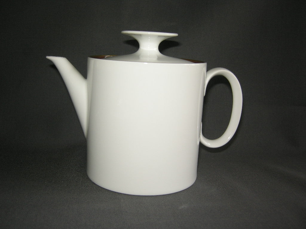 Thomas Medaillon bruin - goudkleurige decorrand theepot