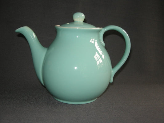 Huizen pastel aqua theepot