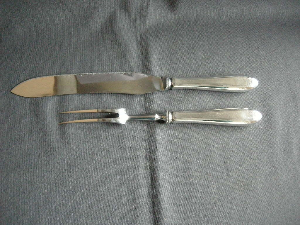 Keltum verzilverd P2 Enkel puntfilet trancheerset