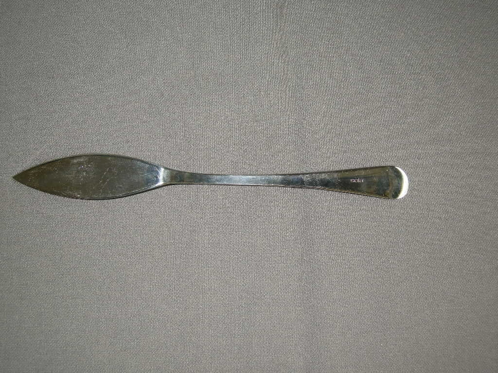 Sola model parelrand vismessen 21,5 cm.