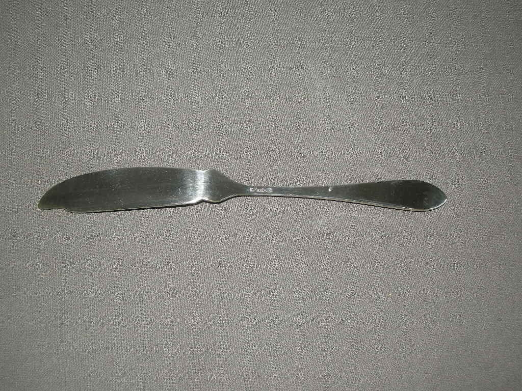 Gero verzilverd model 618 puntfilet vismes