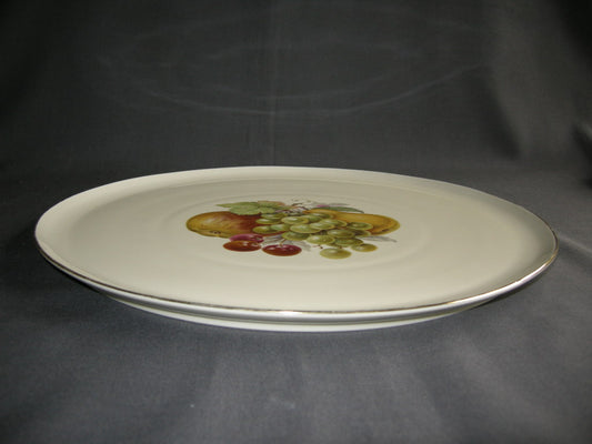 Tirschenreuth roomwit-fruitdecor vlaaischotel O33,5 cm.