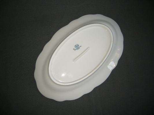 Hütschenreuther Blau Zwiebelmuster vleesschaal 30,5 cm.