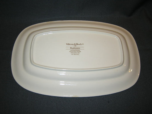 Villeroy & Boch Rusticana rood vleesschaal 30 x 20 cm.