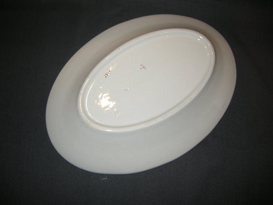 Petrus Regout decor 0386 vleesschaal 31,5 cm.