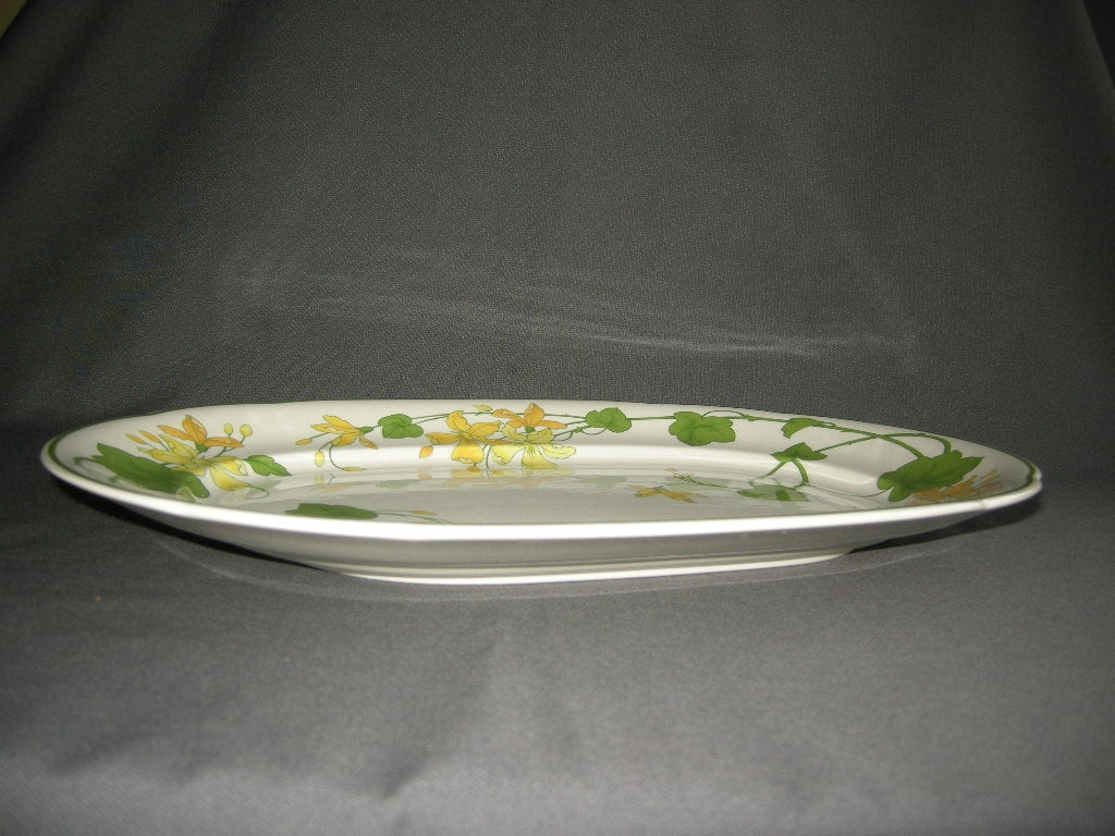 Villeroy & Boch Geranium vleesschaal 39,5 x 27 cm.