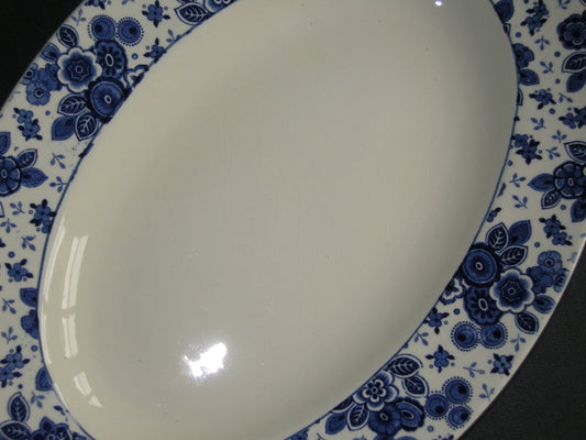 Societe Ceramique Beatrix vleesschaal 33 cm. met kleurloze craquelé