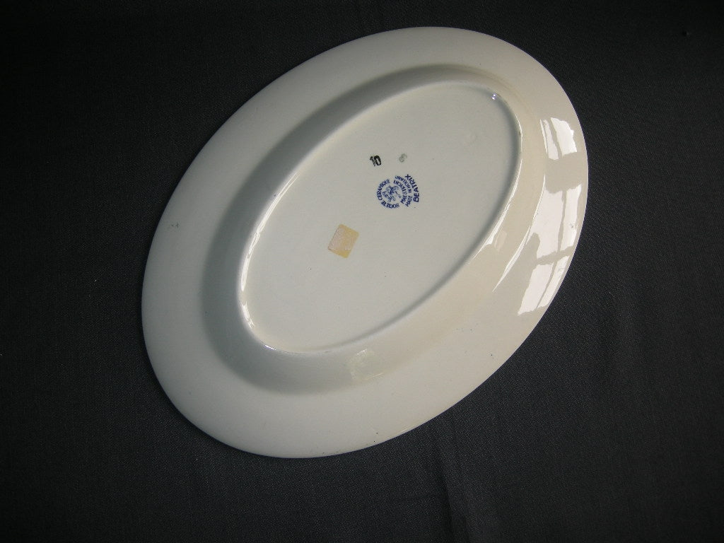Societe Ceramique Beatrix vleesschaal 33 cm. met kleurloze craquelé