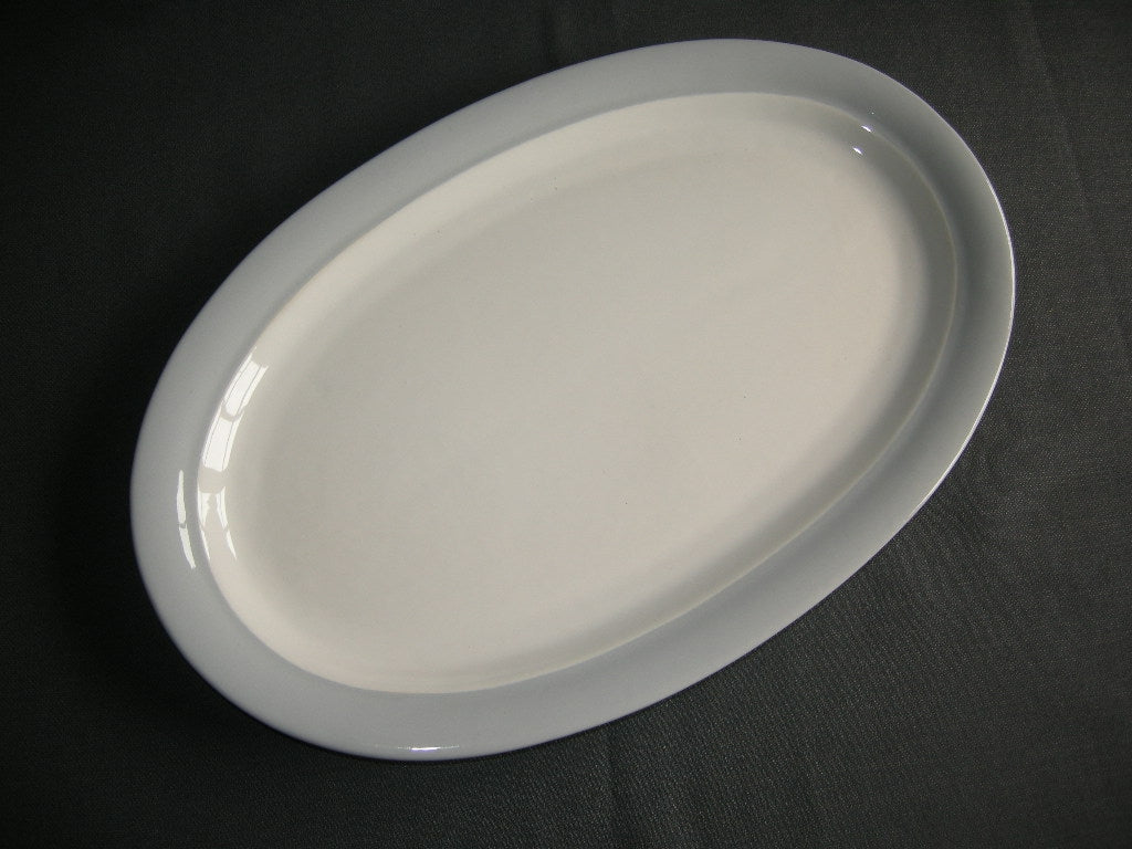 Huizen pastel grijs vleesschaal