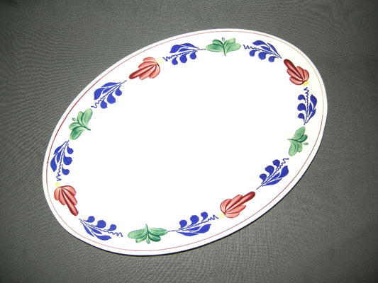 Boch Boerenbont vleesschaal 35 x 24 cm