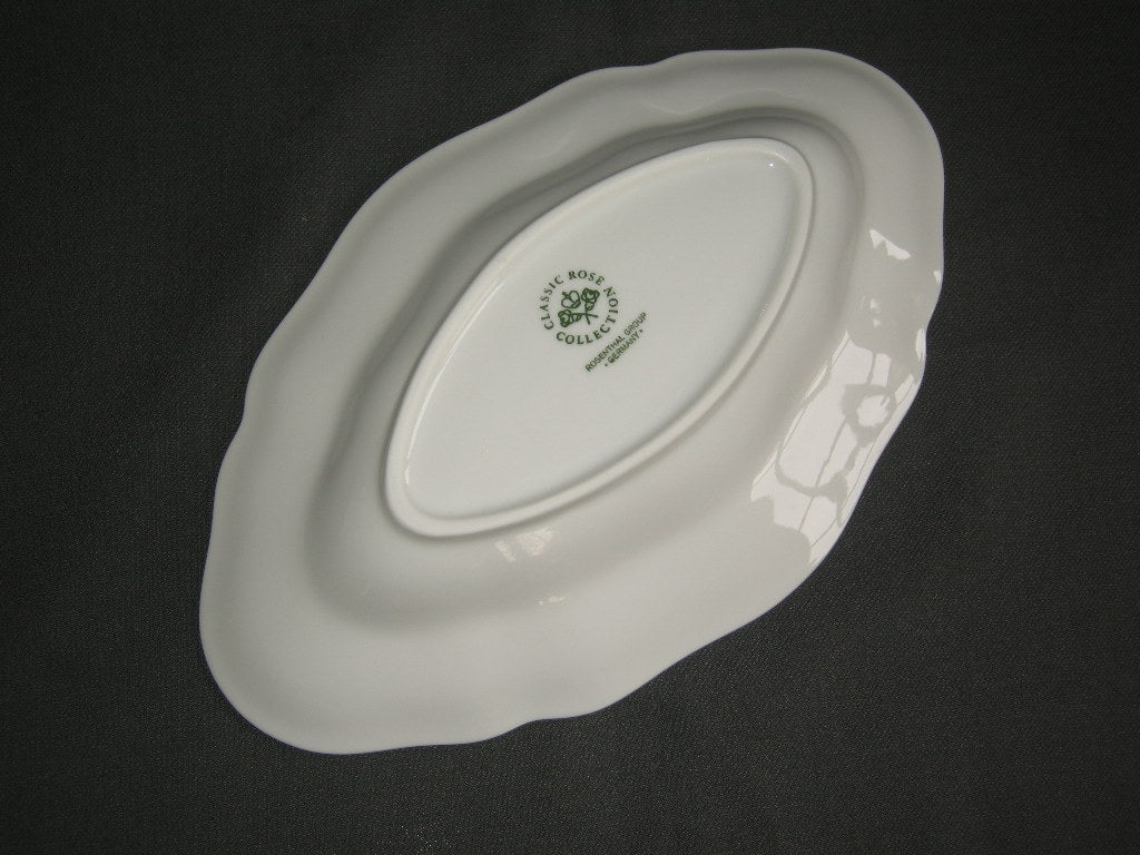 Rosenthal Sanssouci spierwit met blauw / grijze bloemetjes vleesschaaltje