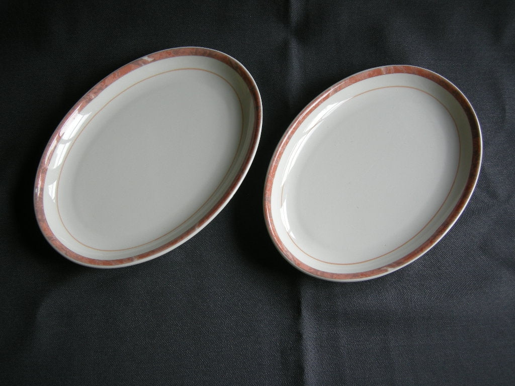 Villeroy & Boch Beaulieu vleesschaaltjes gladde rand 21,5 x 15 cm.