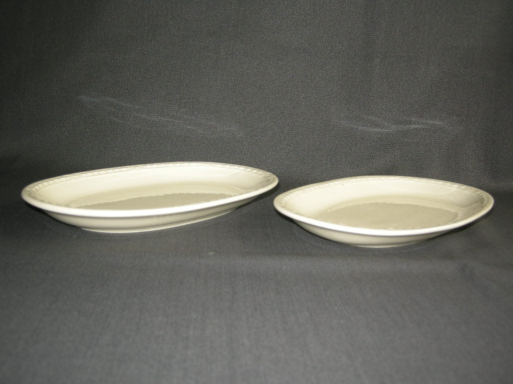 Royal Creamware Recamier vleesschaaltjes