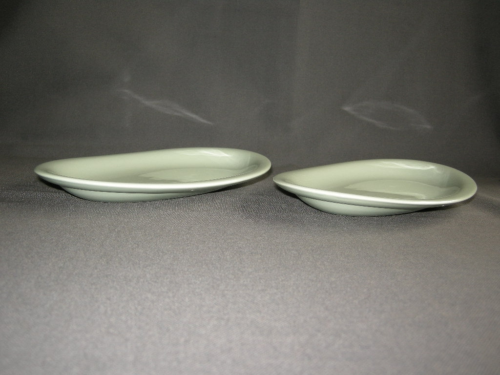 Goedewaagen pastel celadon vleesschaaltjes ovaal