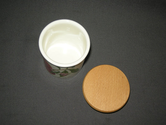 Portmeirion Pomona voorraadpotje hoogte 6,5 cm. Grimwoods Royal Georgel